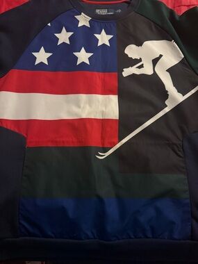Polo by Ralph Lauren Men's Crewneck Sweater - Red, White, Blue, Green, Black